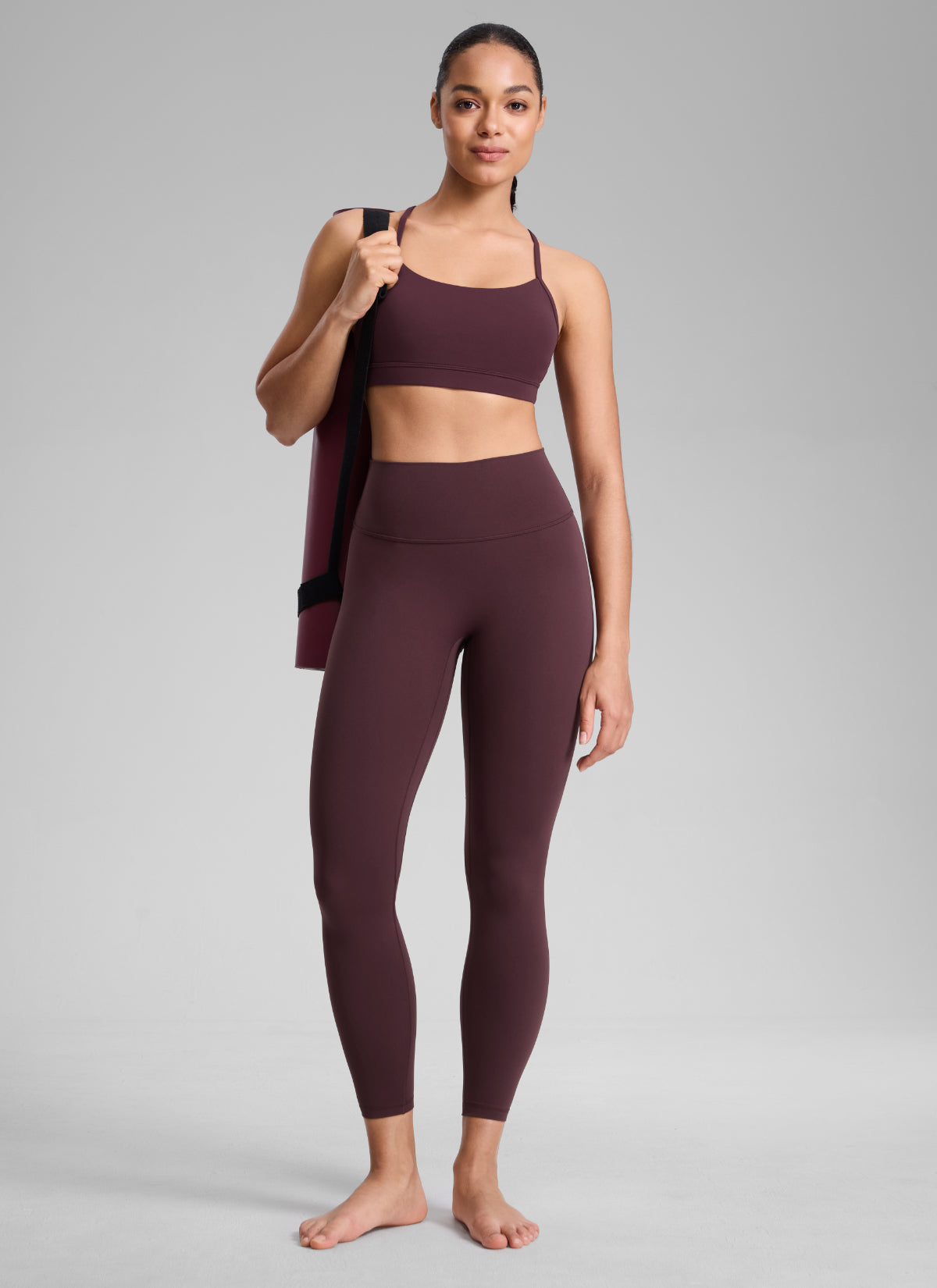 CRZ YOGA Women's SculptAir Yoga High Rise No Front Seam Legging 25