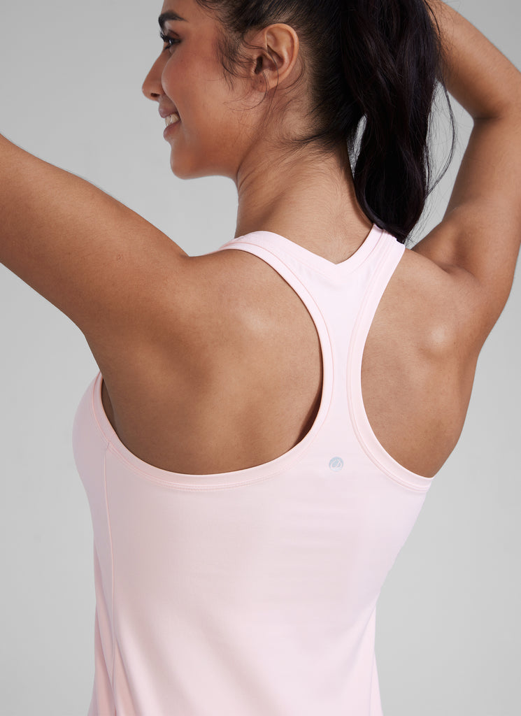 CRZ YOGA Women's Yoga Slim Fit Tops Butterluxe Tank Racerback Strawberry Pink