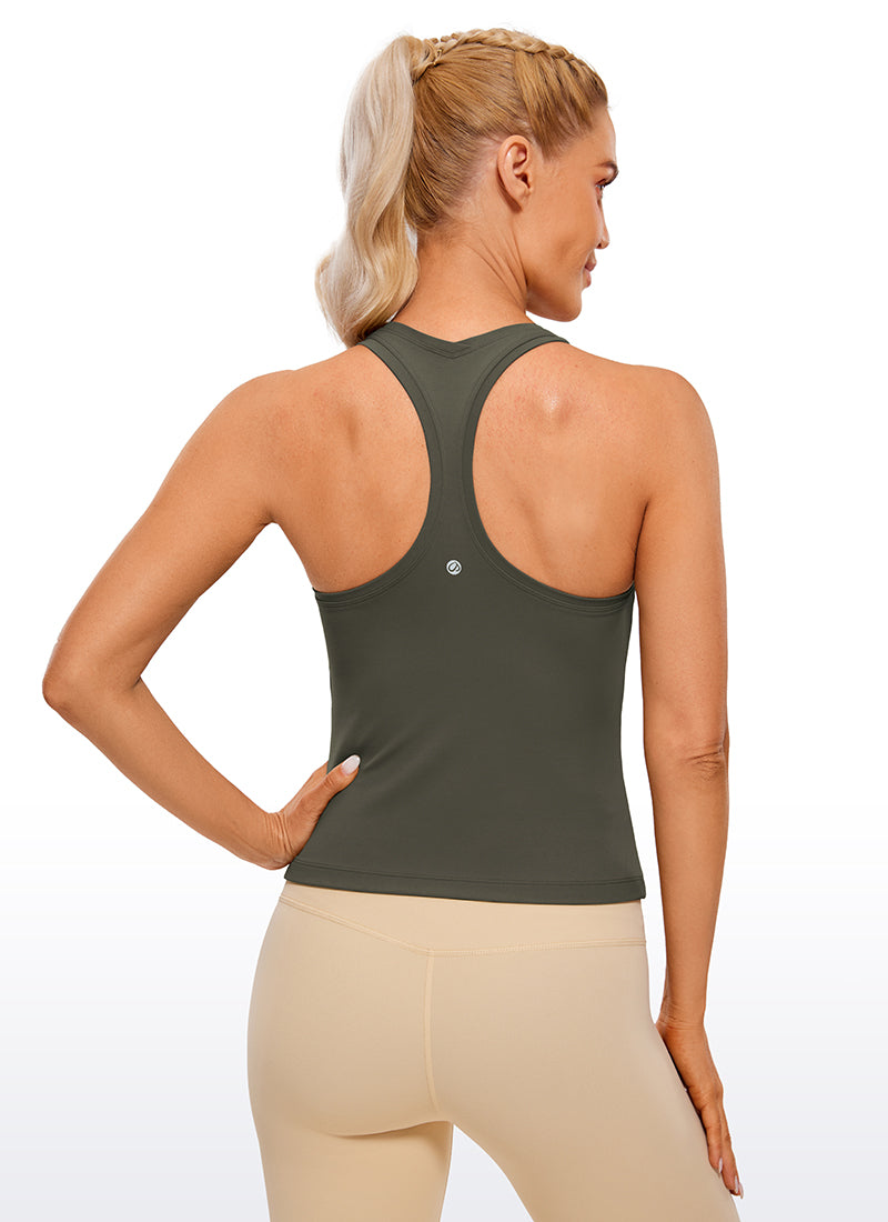 Butterluxe Racerback Waist Length Tank