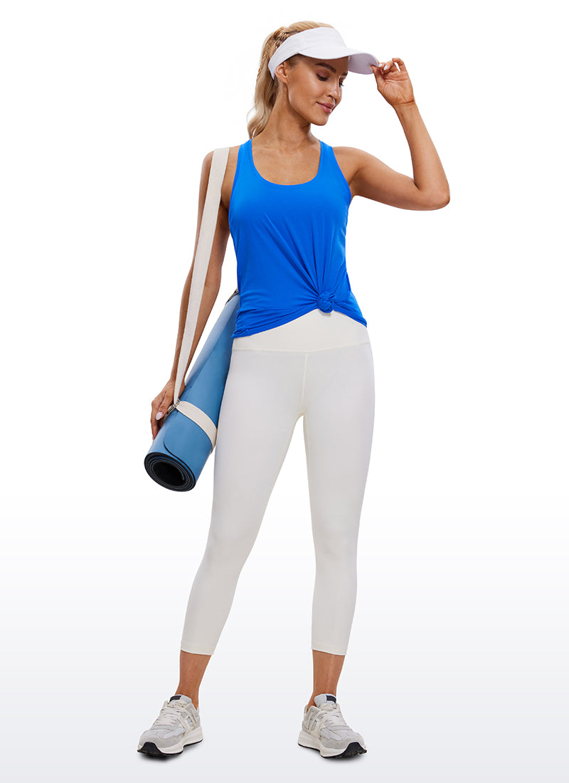 Pima Cotton Hip-Length Tank Racerback