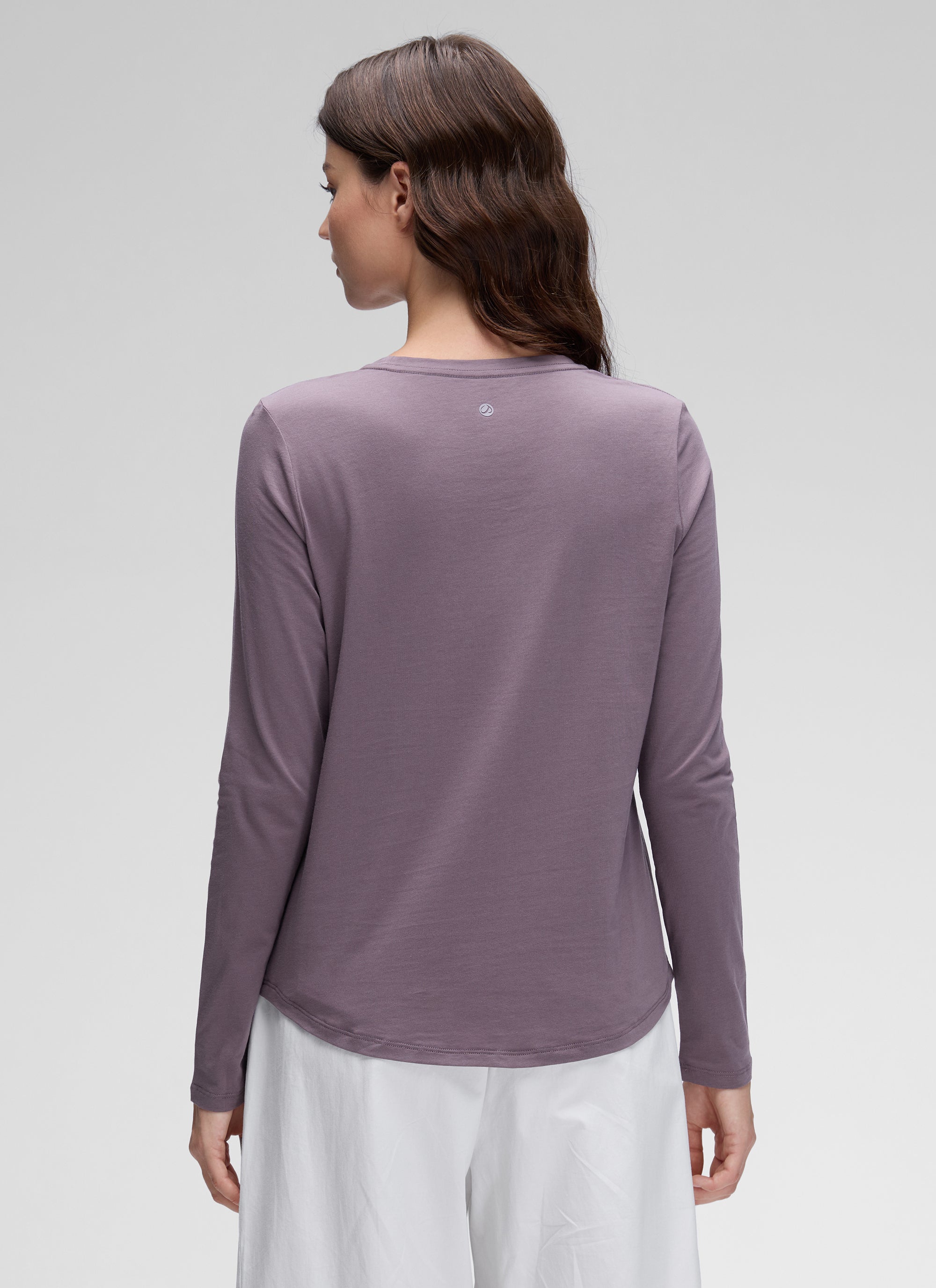 トップス KAJA MEXICAN PIMA LONG SLEEVE SHIRTS ovy CRZ YOGA Women's Yoga Classic Fit Tops Pima Cotton Workout Long