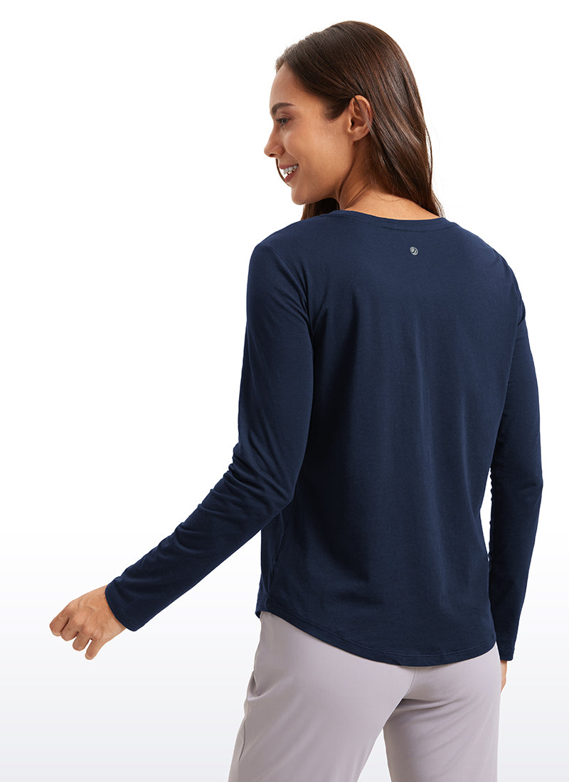 Pima Cotton Workout Long Sleeve