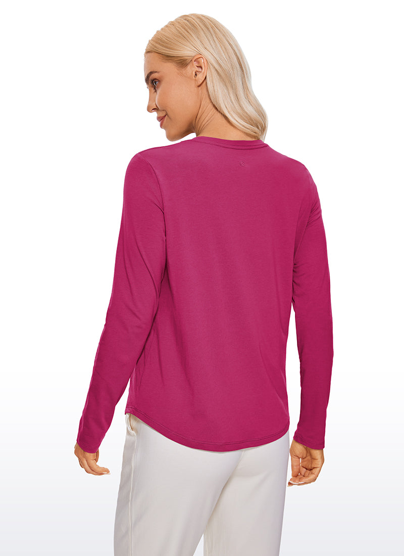 Pima Cotton Workout Long Sleeve