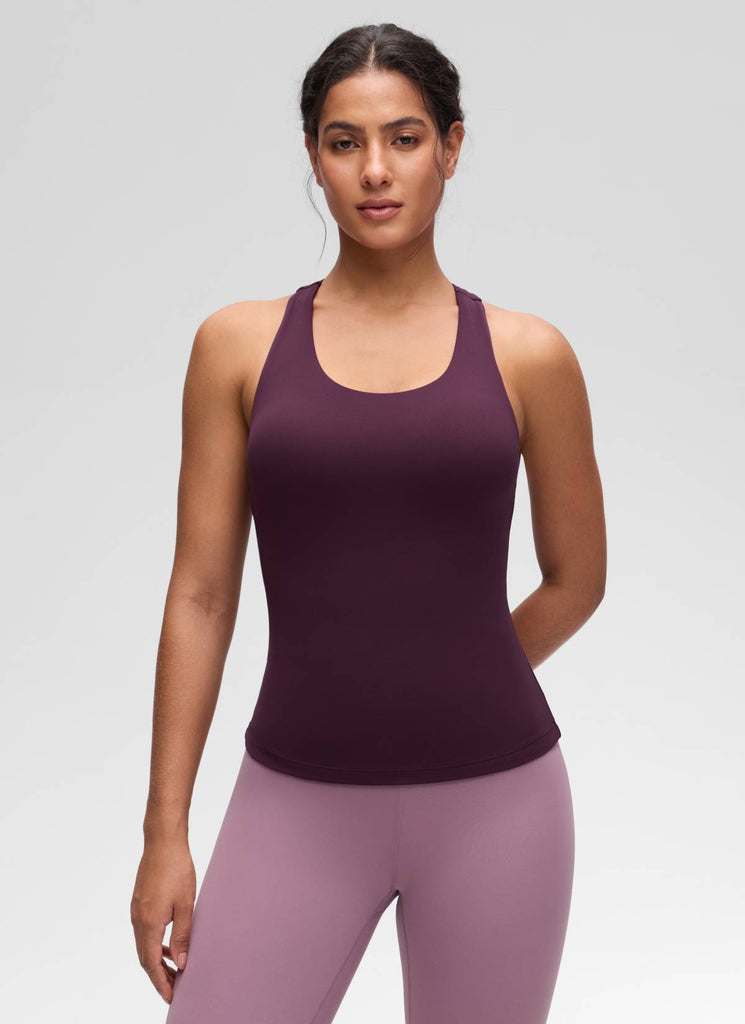 CRZ YOGA Women's Yoga Classic Fit Tops Halter Tank – CRZ YOGA US