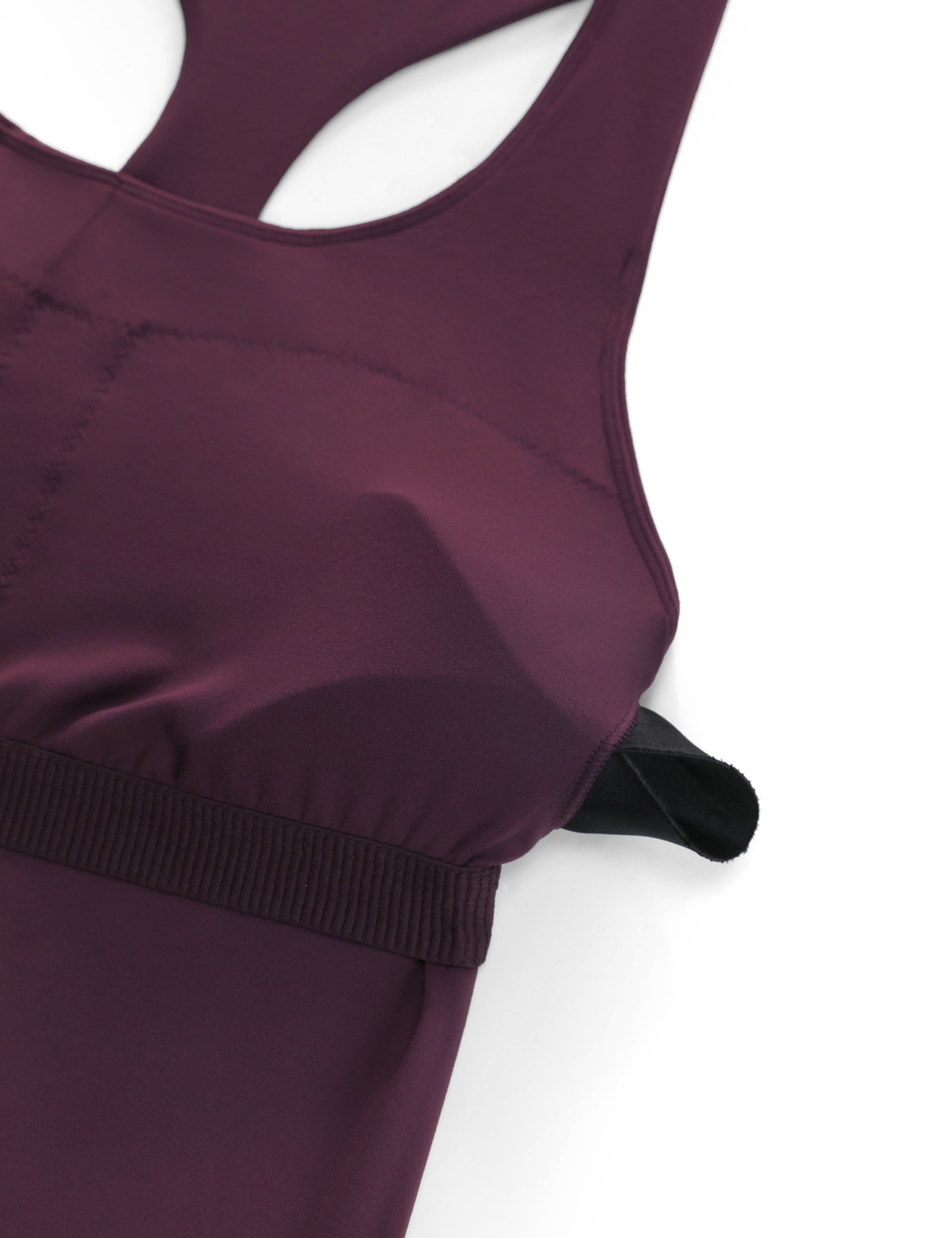 CRZ YOGA Women's Yoga Tight Fit Tops Butterluxe Built-in Bra Tank True Navy