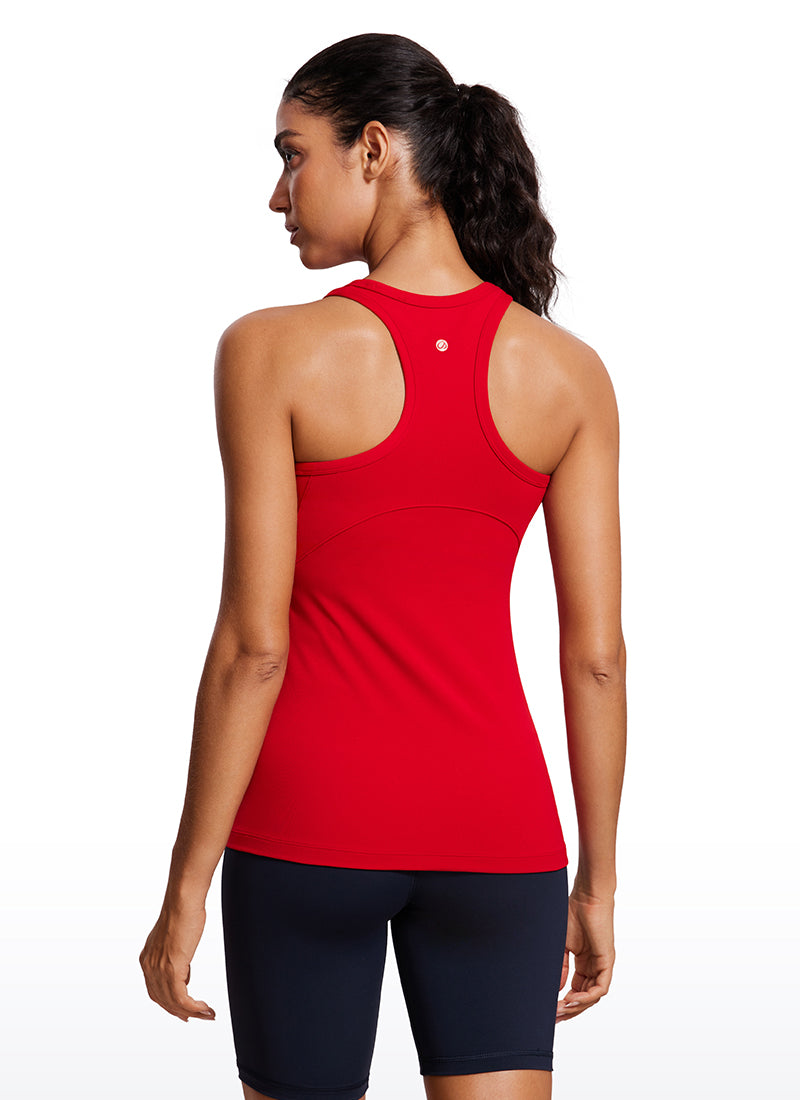 CRZ YOGA Women's Yoga Slim Fit Top Butterluxe Tank Racerback