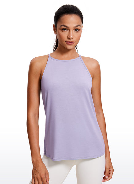 CRZ YOGA Women's Yoga Classic Fit Tops Halter Tank – CRZ YOGA US