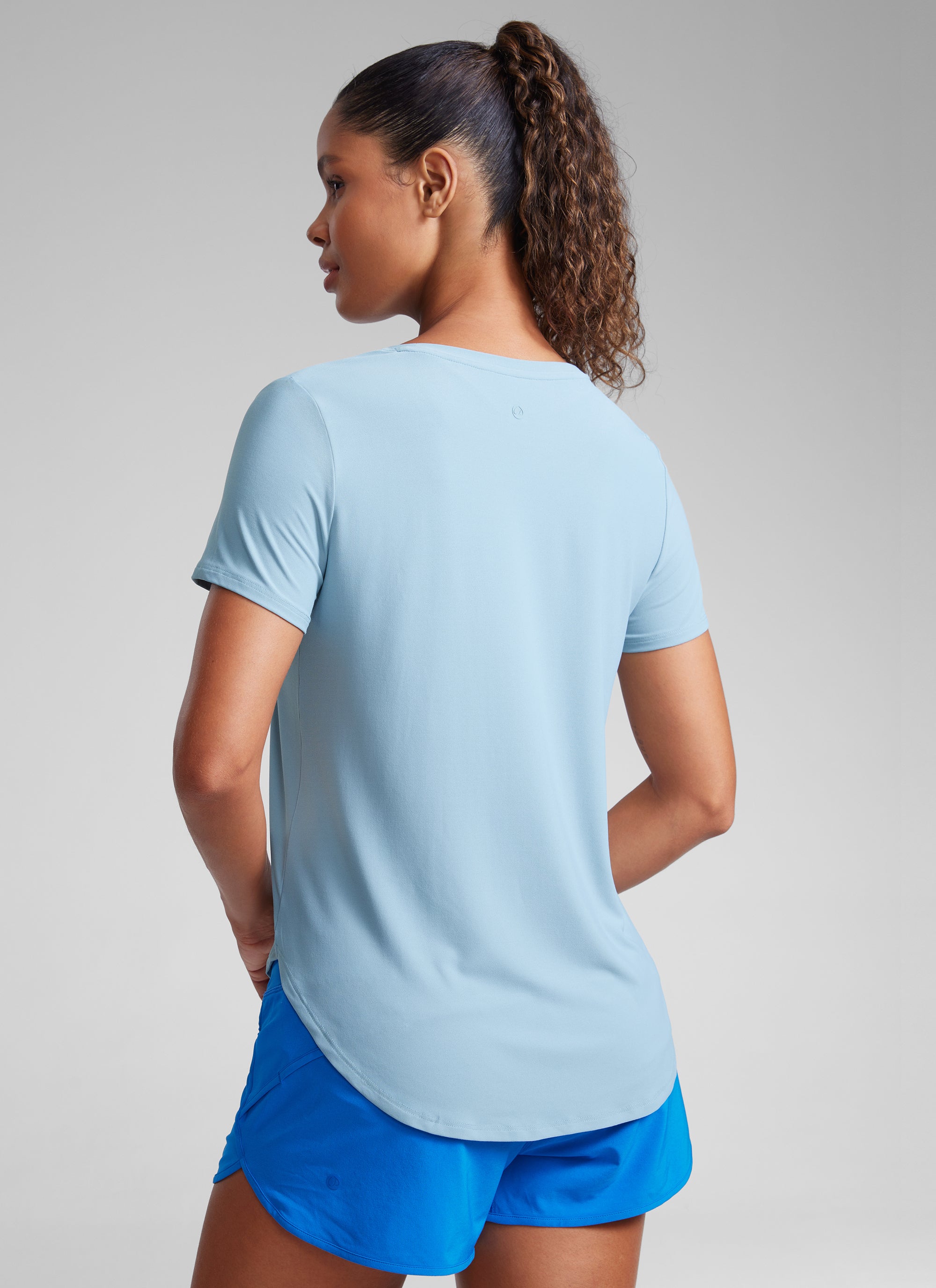 Cloudweight Crewneck Side Slit Short Sleeve