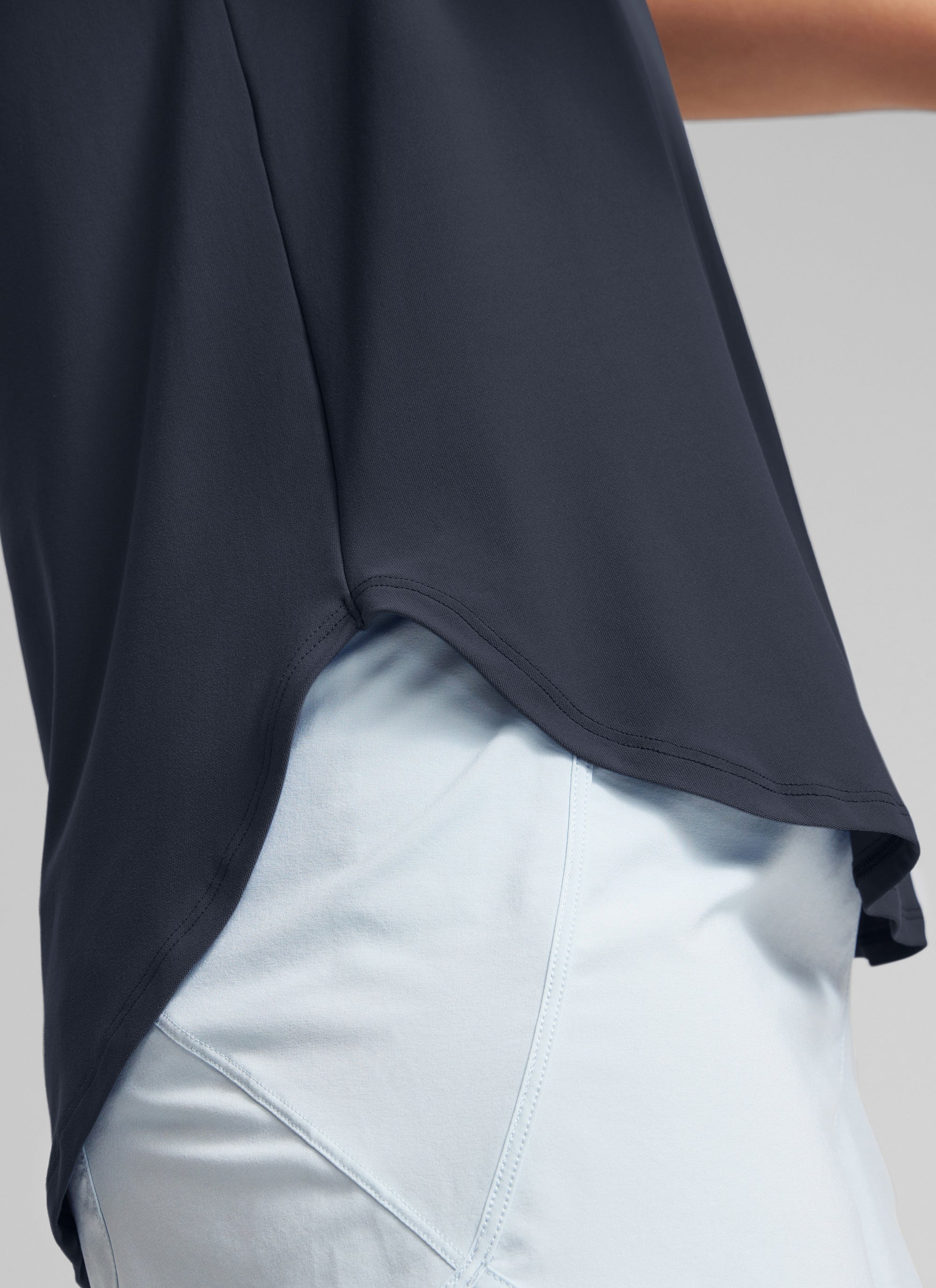 Cloudweight Crewneck Side Slit Short Sleeve