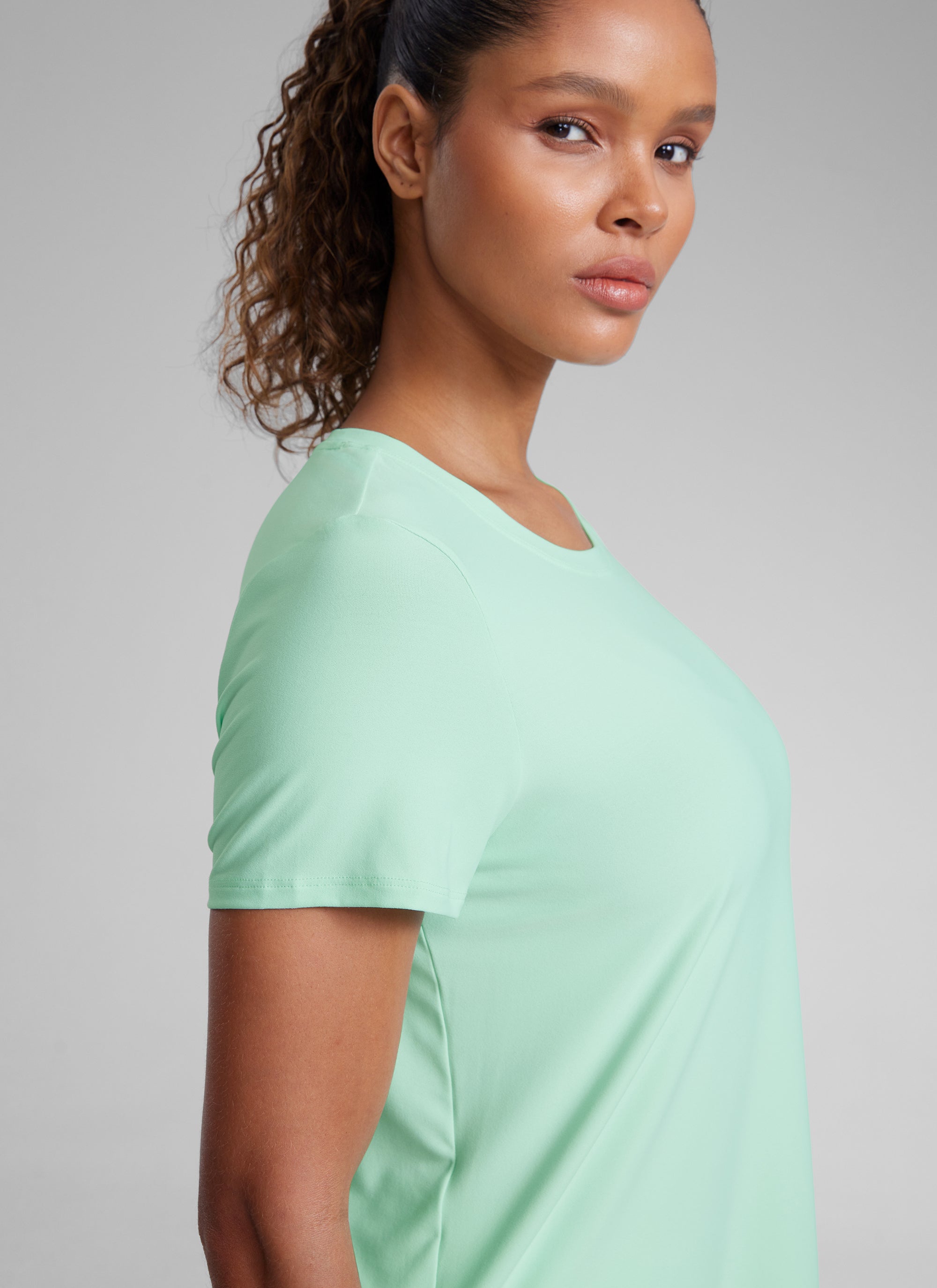 Cloudweight Crewneck Side Slit Short Sleeve
