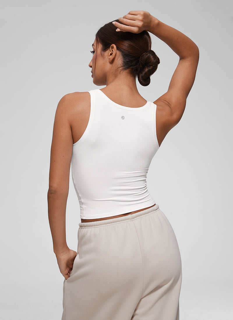 Softembrace Soft Double Lined Scoop Neck Tanks