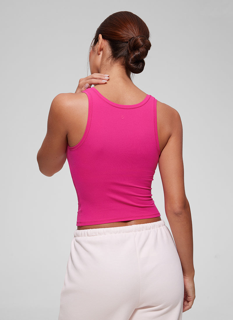 Softembrace Soft Double Lined Scoop Neck Tanks