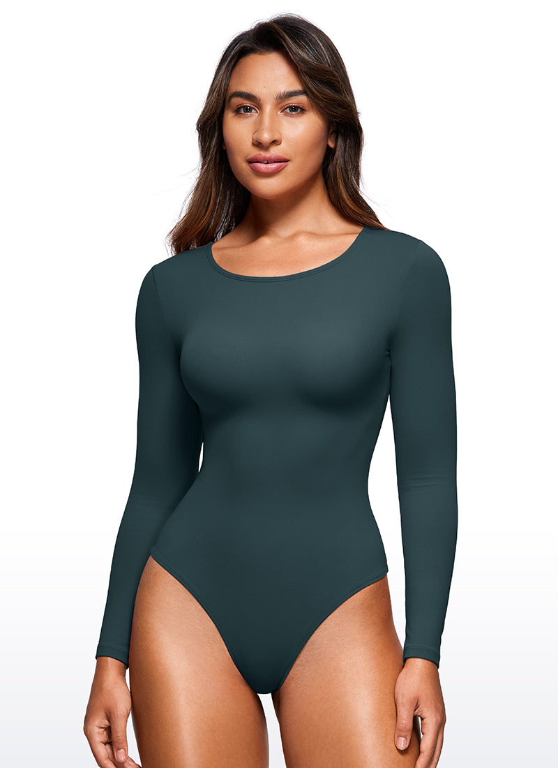 Butterluxe Long Sleeve  Crew Neck Bodysuits