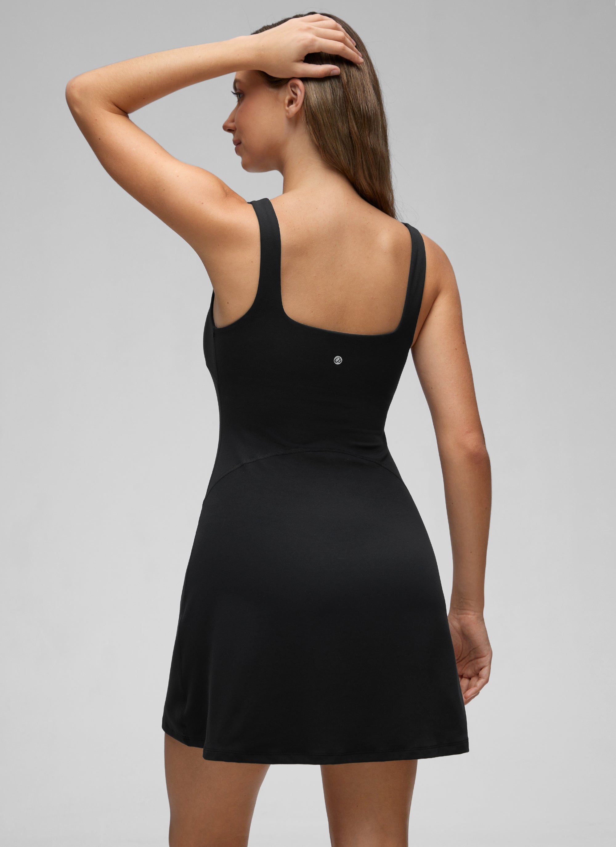 Butterluxe Square Neck Shelf Bra Dress