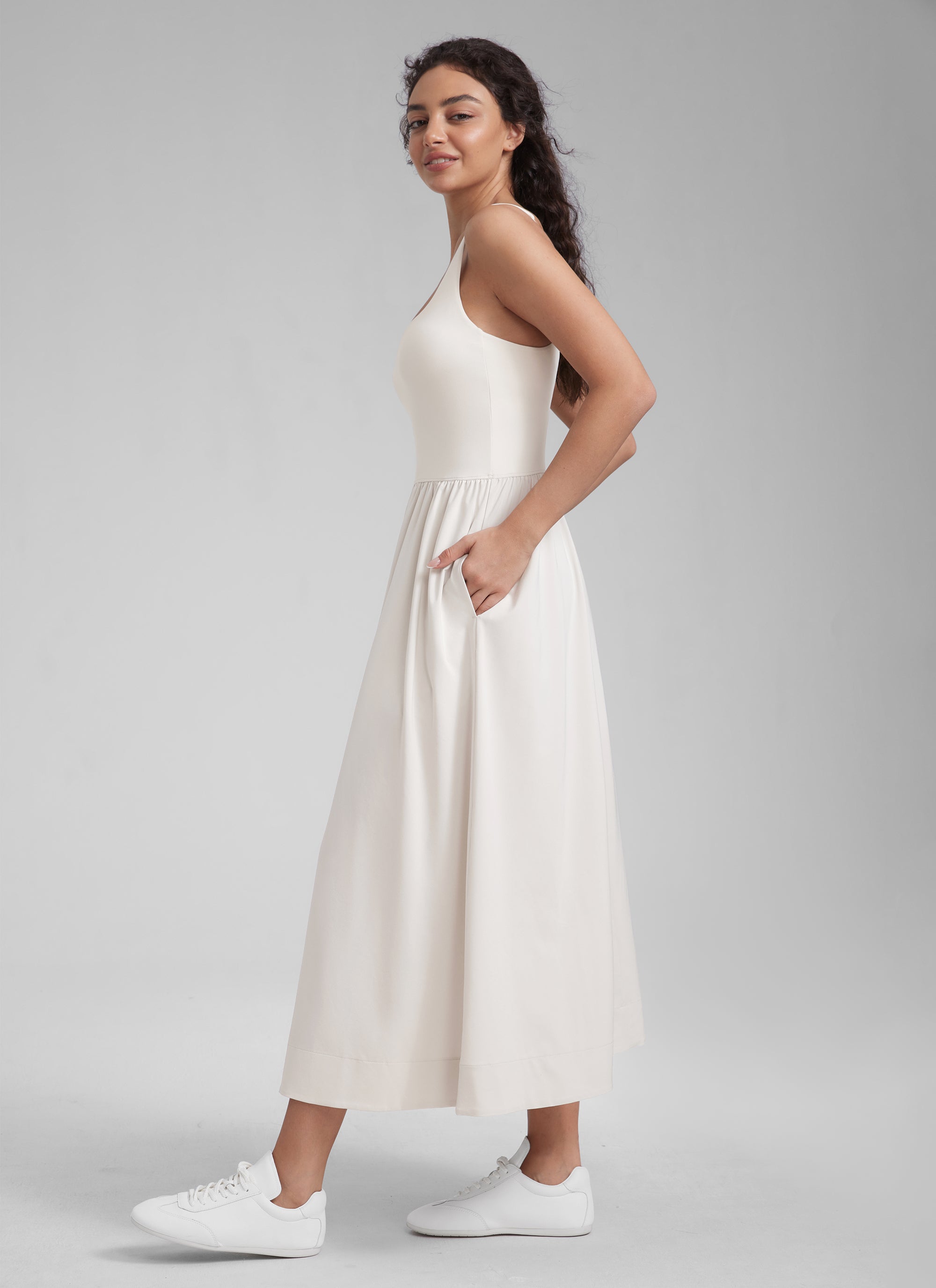 ワンピース Acka puff camisole dress puff camisole dress – Acka online store