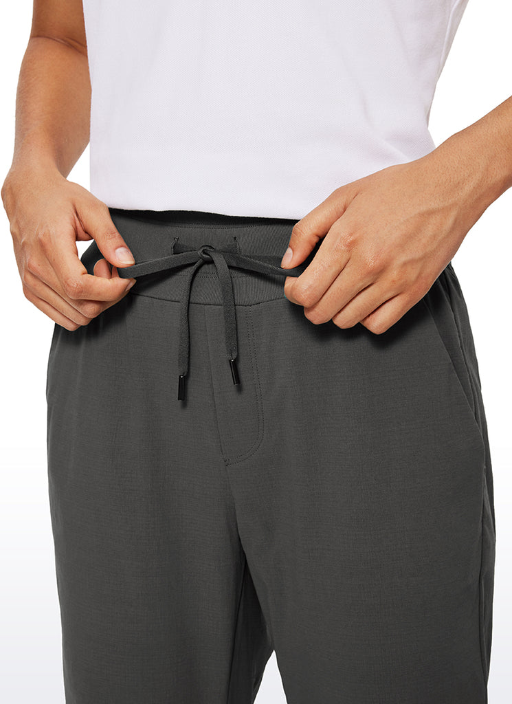 CRZ YOGA Women's Hiking Casual Relaxed Fit Ripstop Jogger Pockets 28'' Mountain Green