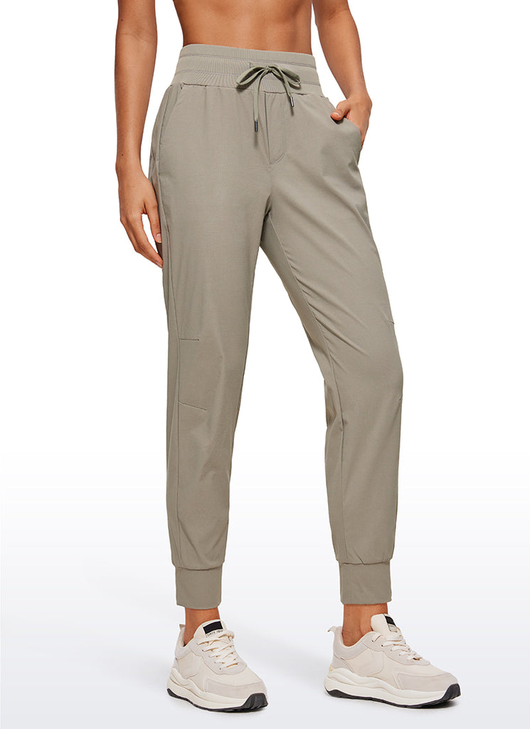 CRZ YOGA Women's Hiking Casual Relaxed Fit Ripstop Jogger Pockets 28'' Cliff Ash