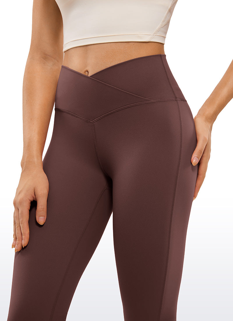 Butterluxe Crossover Flare Leggings 25.6'' - V Cross Waist