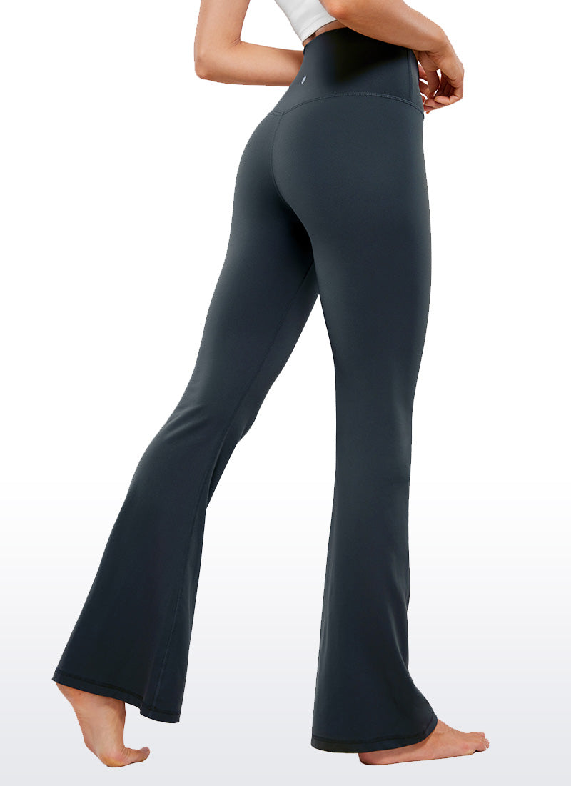 CRZ YOGA Women Butterluxe V Crossover High Waist Flare Leggings 31