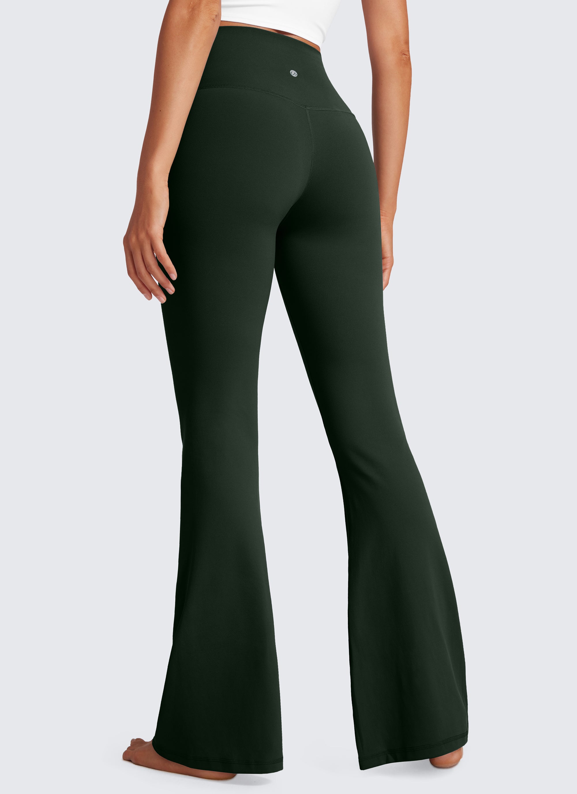 CRZ YOGA Women Butterluxe V Crossover High Waist Flare Leggings 31