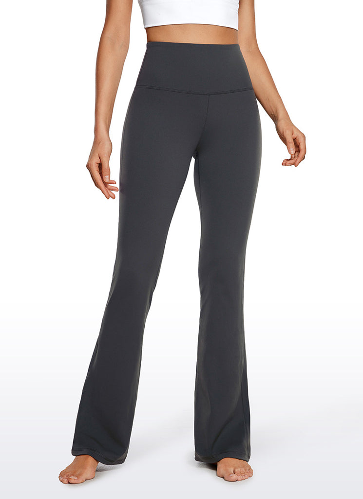 CRZ YOGA Women's Butterluxe High Waist Flare Leg Bootcut Leggings 32" Wild Indigo