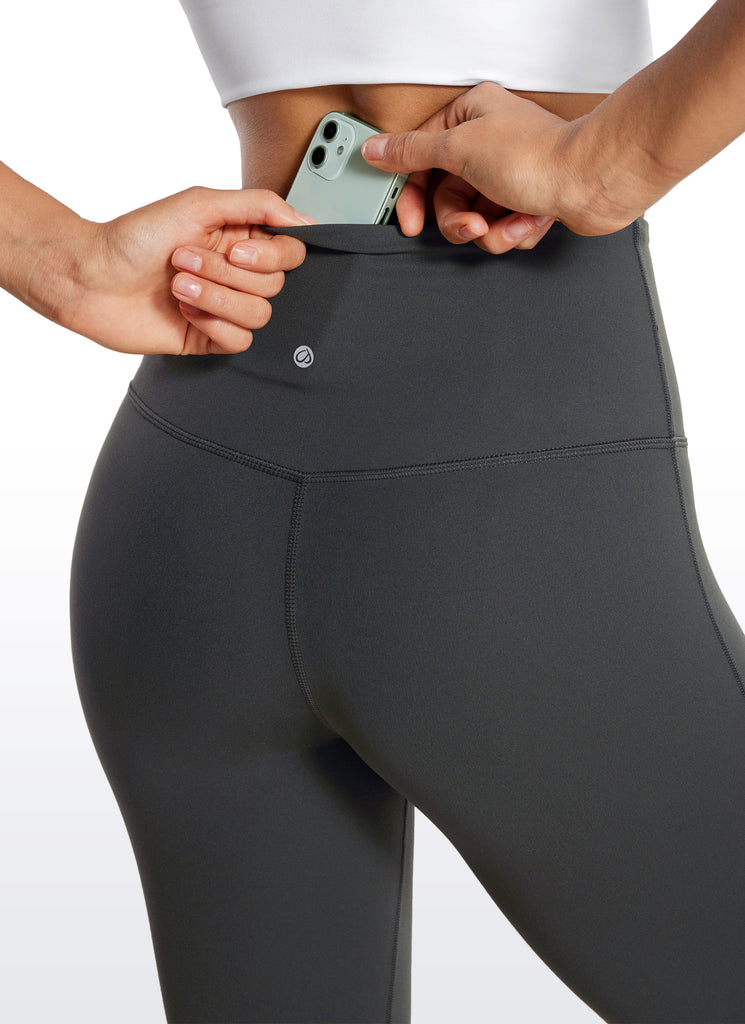 CRZ YOGA Women's Butterluxe High Waist Flare Leg Bootcut Leggings 32" Wild Indigo