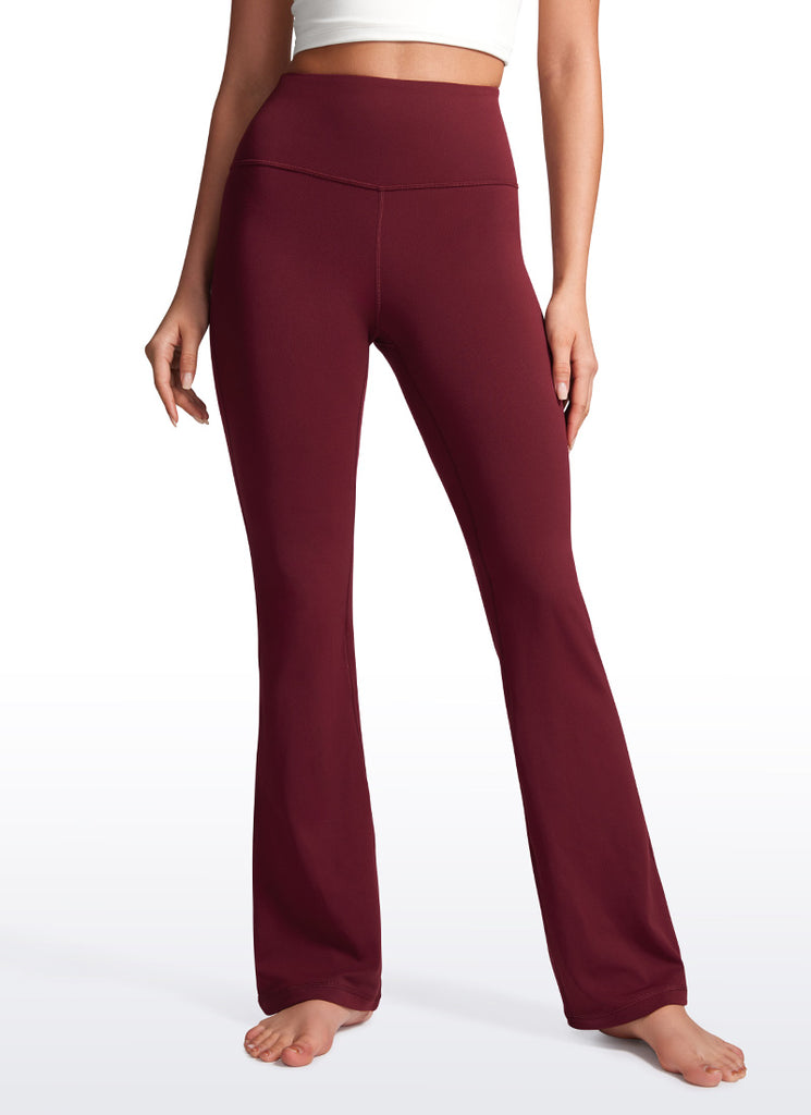 CRZ YOGA Women's Butterluxe High Waist Flare Leg Bootcut Leggings 32" Wild Indigo