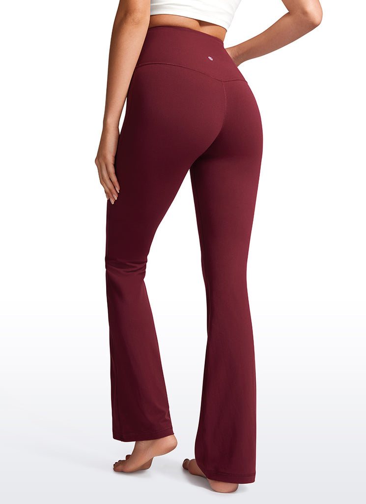 CRZ YOGA Women's Butterluxe High Waist Flare Leg Bootcut Leggings 32" Wild Indigo