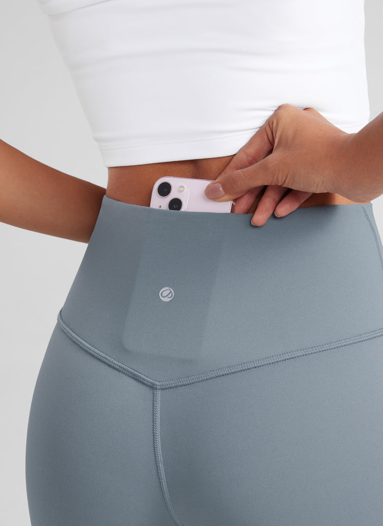 CRZ YOGA Women's Butterluxe High Waist Flare Leg Bootcut Leggings 32" Dark Forest Green