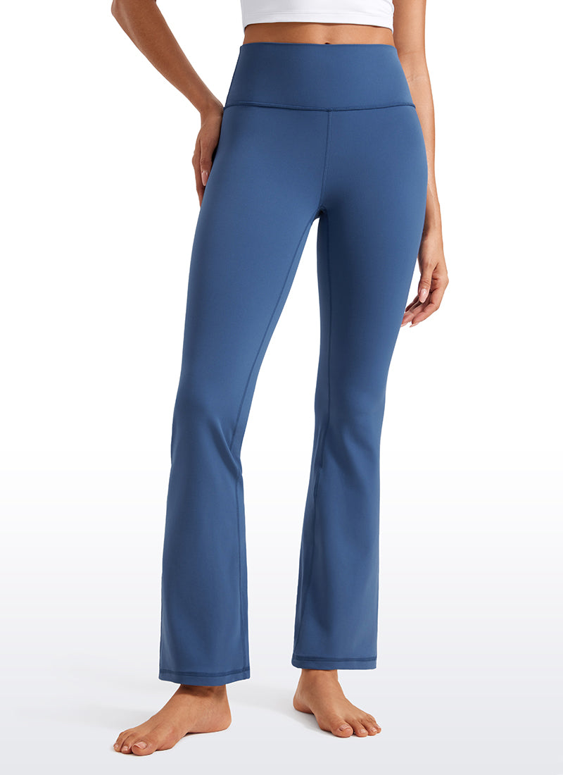 CRZ YOGA Women's Yoga High Waist Butterluxe Flare Pocket Leggings 29