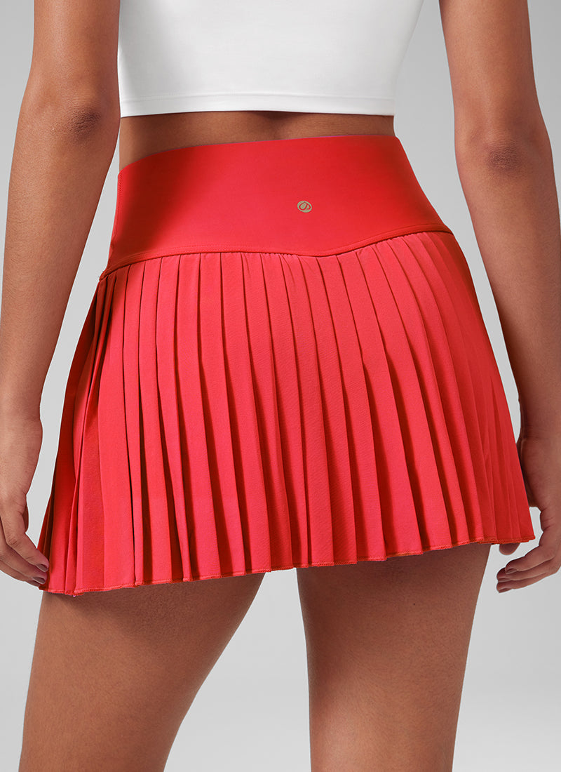 CRZ YOGA Women's Skort Tennis Feathery-Fit Soft High Rise Tennis
