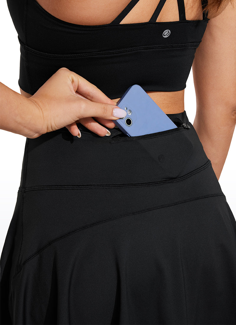 CRZ YOGA Women's Skort UPF 50+ Pleated High Rise Tennis Skirt 14