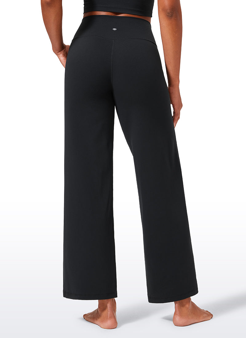 Butterlift® High Waisted Wide Leg Pants with Pockets 29