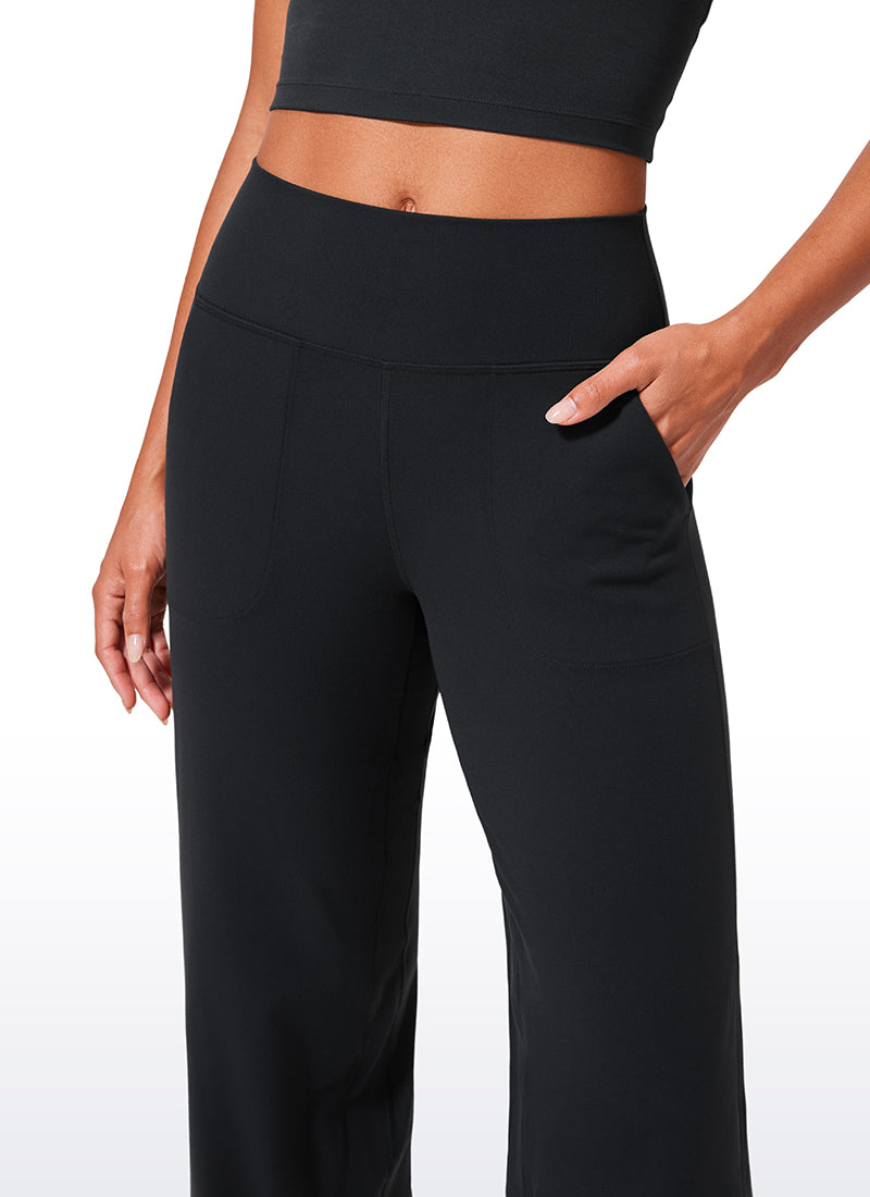 Butterlift® High Waisted Wide Leg Pants with Pockets 29