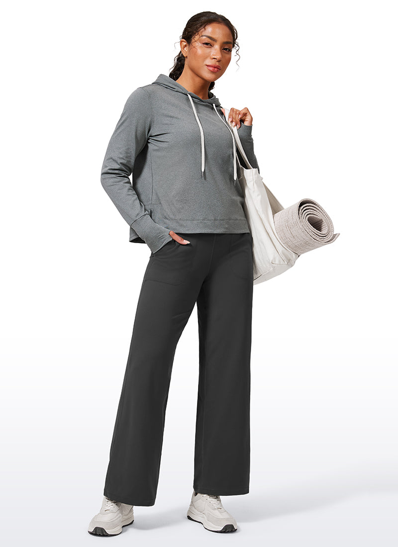 Butterlift® High Waisted Wide Leg Pants with Pockets 29