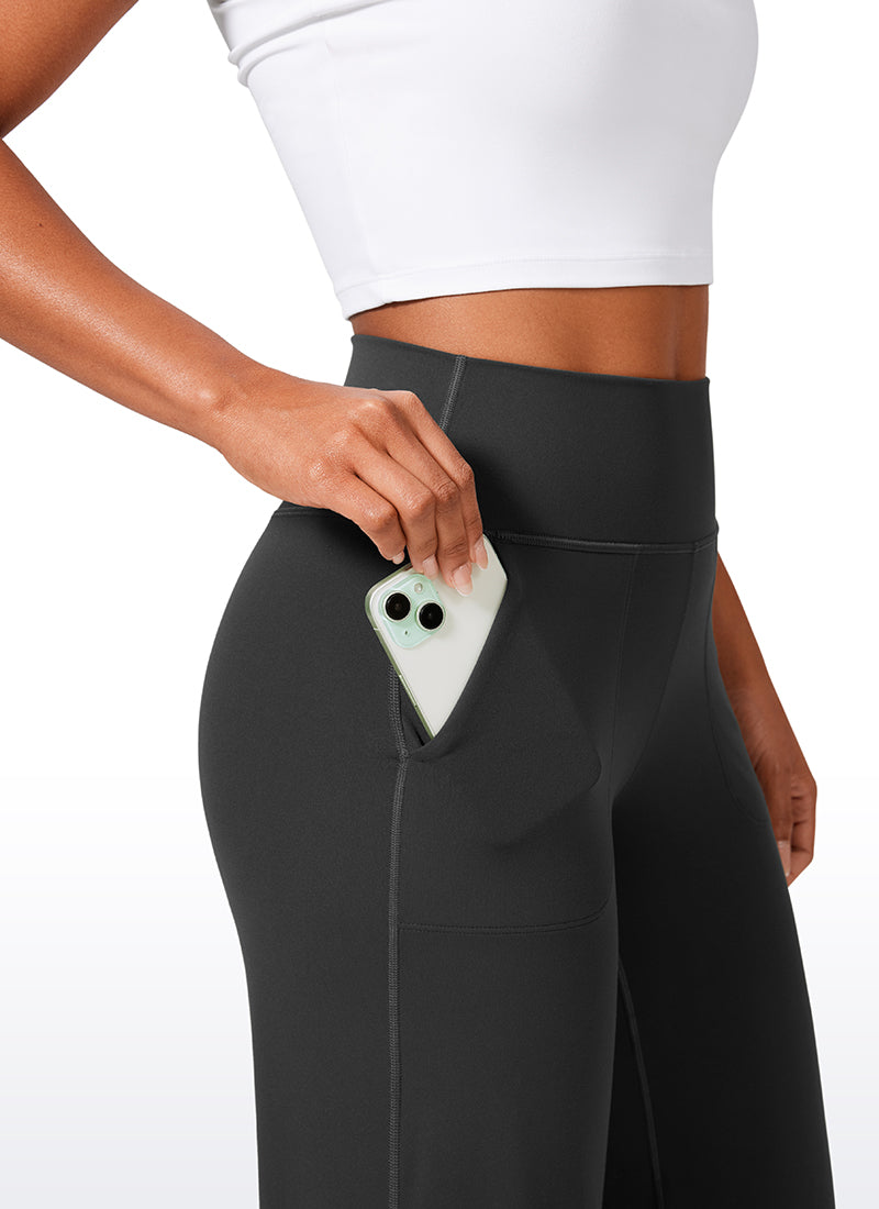Butterlift® High Waisted Wide Leg Pants with Pockets 29