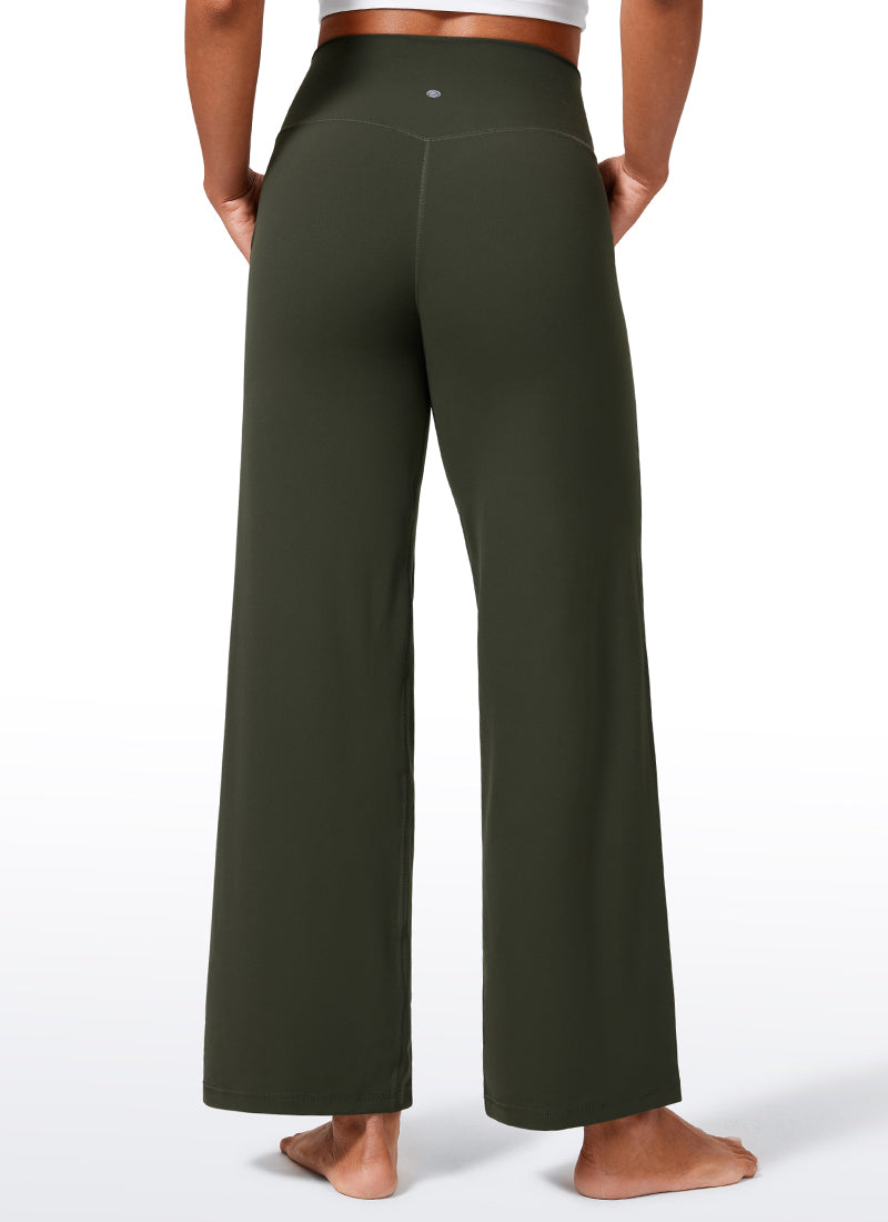 Butterlift® High Waisted Wide Leg Pants with Pockets 29
