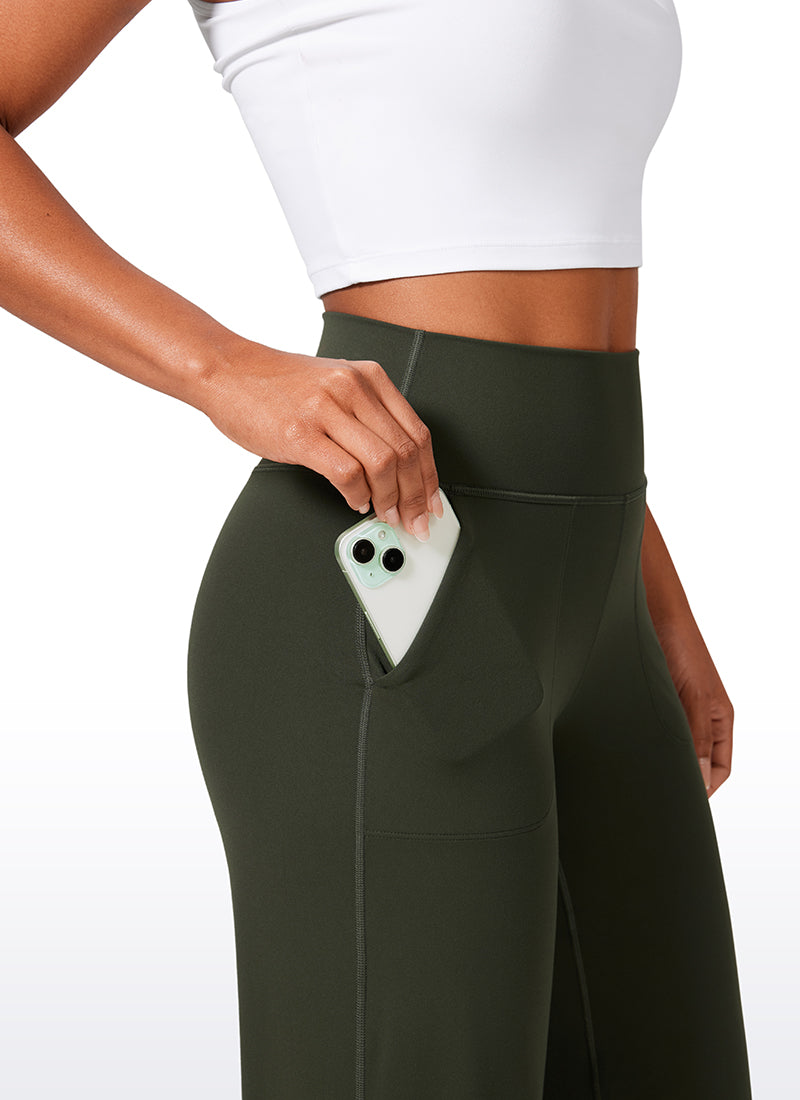 Butterlift® High Waisted Wide Leg Pants with Pockets 29