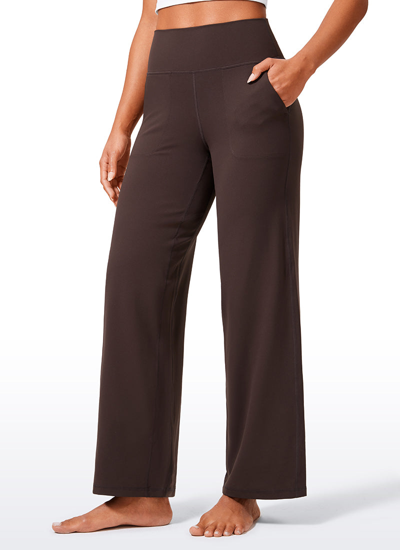 Butterlift® High Waisted Wide Leg Pants with Pockets 29