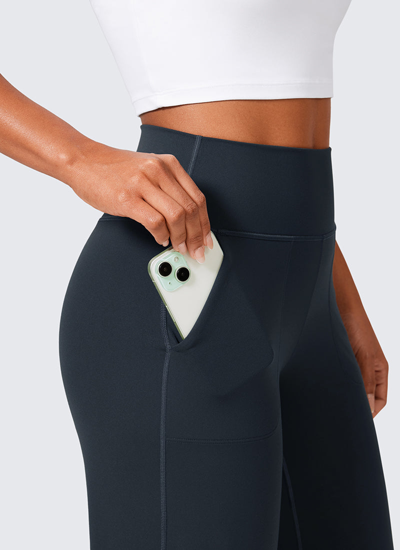 Butterlift® High Waisted Wide Leg Pants with Pockets 29