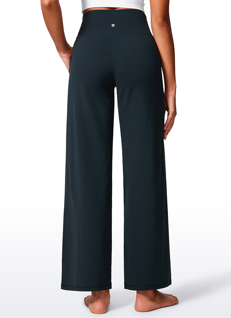 Butterlift High Waisted Wide Leg Pants with Pockets 31