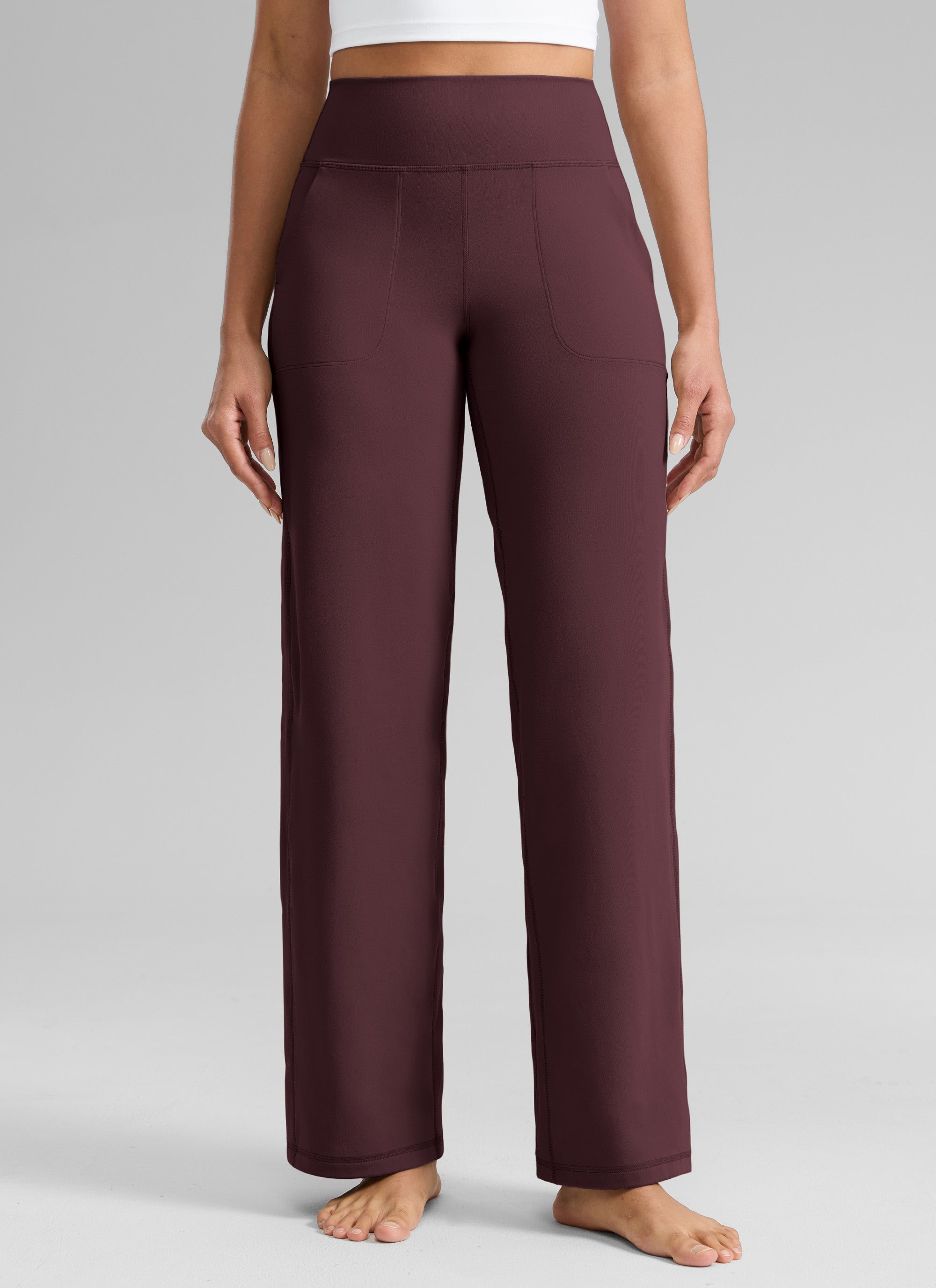 CRZ YOGA Women's Butterlift High Waisted Wide Leg Pants with
