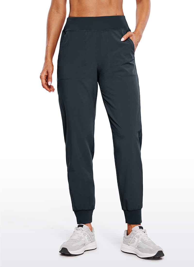 Feathery Fit High Rise Joggers with Pockets 27.5''