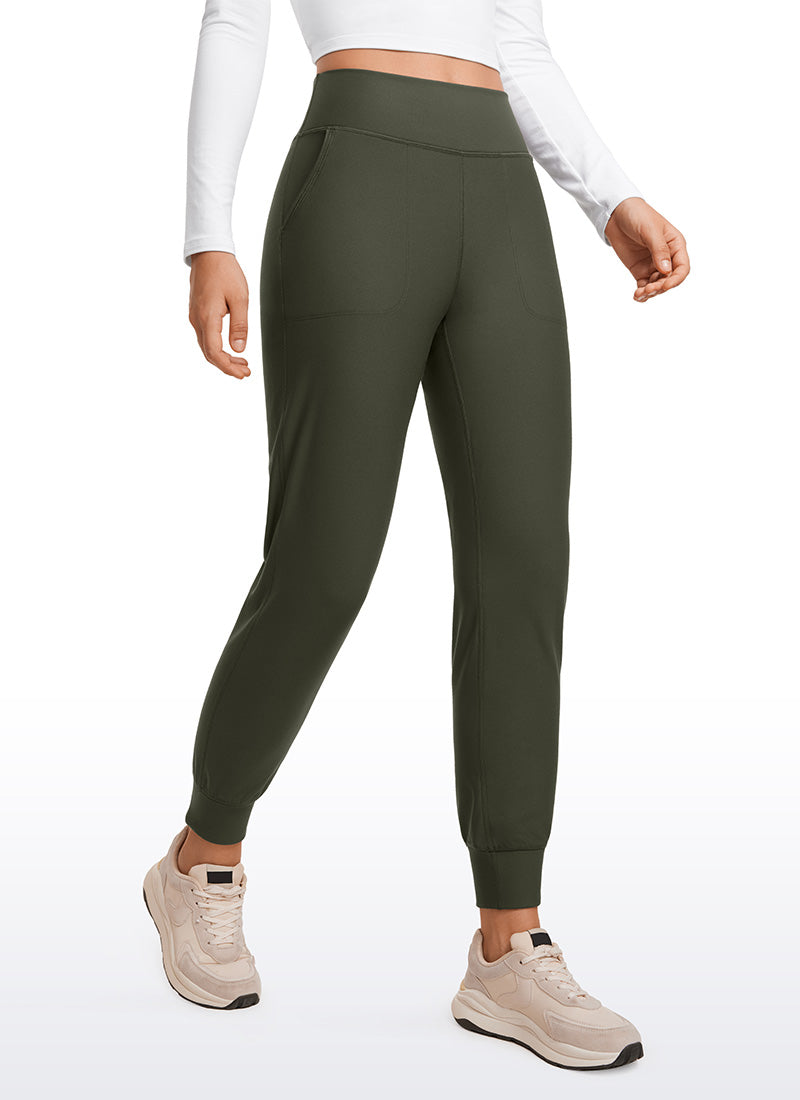 Fleece Lined Soft Workout Joggers with Pockets 27.5