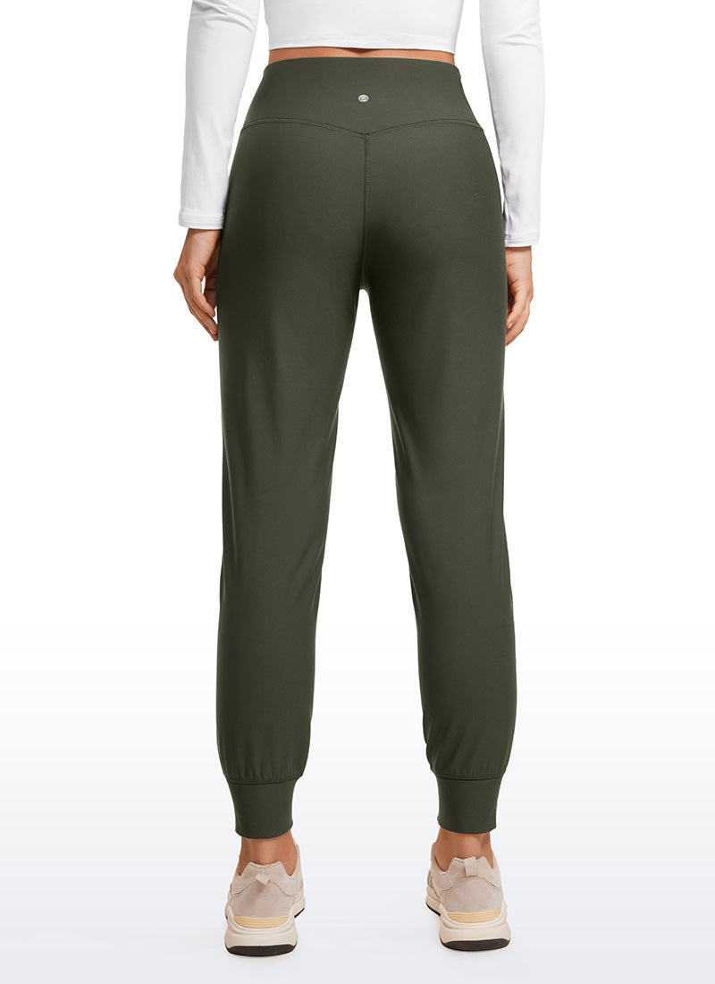 CRZ YOGA Womens Fleece Lined Soft Workout Joggers with Pockets 27.5