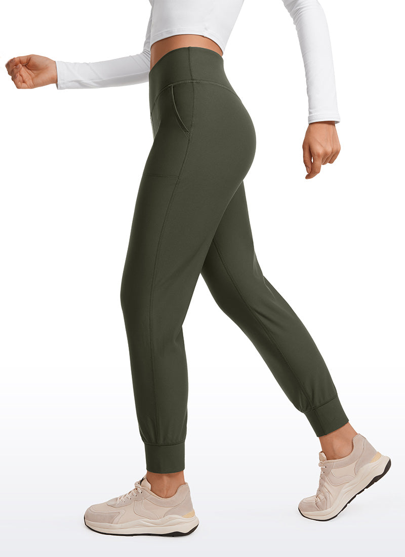 CRZ YOGA Womens Fleece Lined Soft Workout Joggers with Pockets 27.5