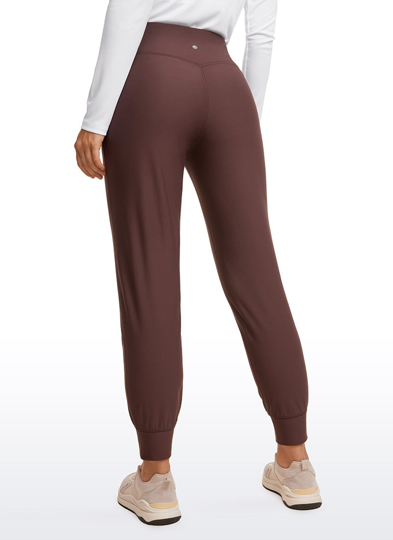 CRZ YOGA Womens Fleece Lined Soft Workout Joggers with Pockets 27.5