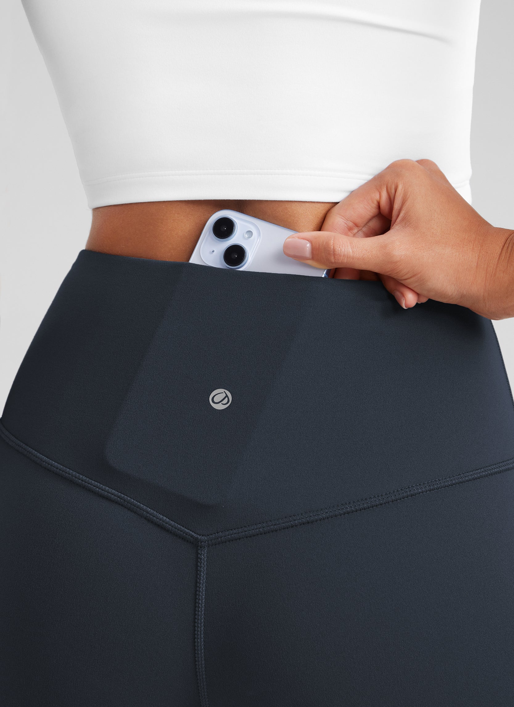 CRZ YOGA Women  Butterluxe High Waist Pockets Mini Flared Leggings 32