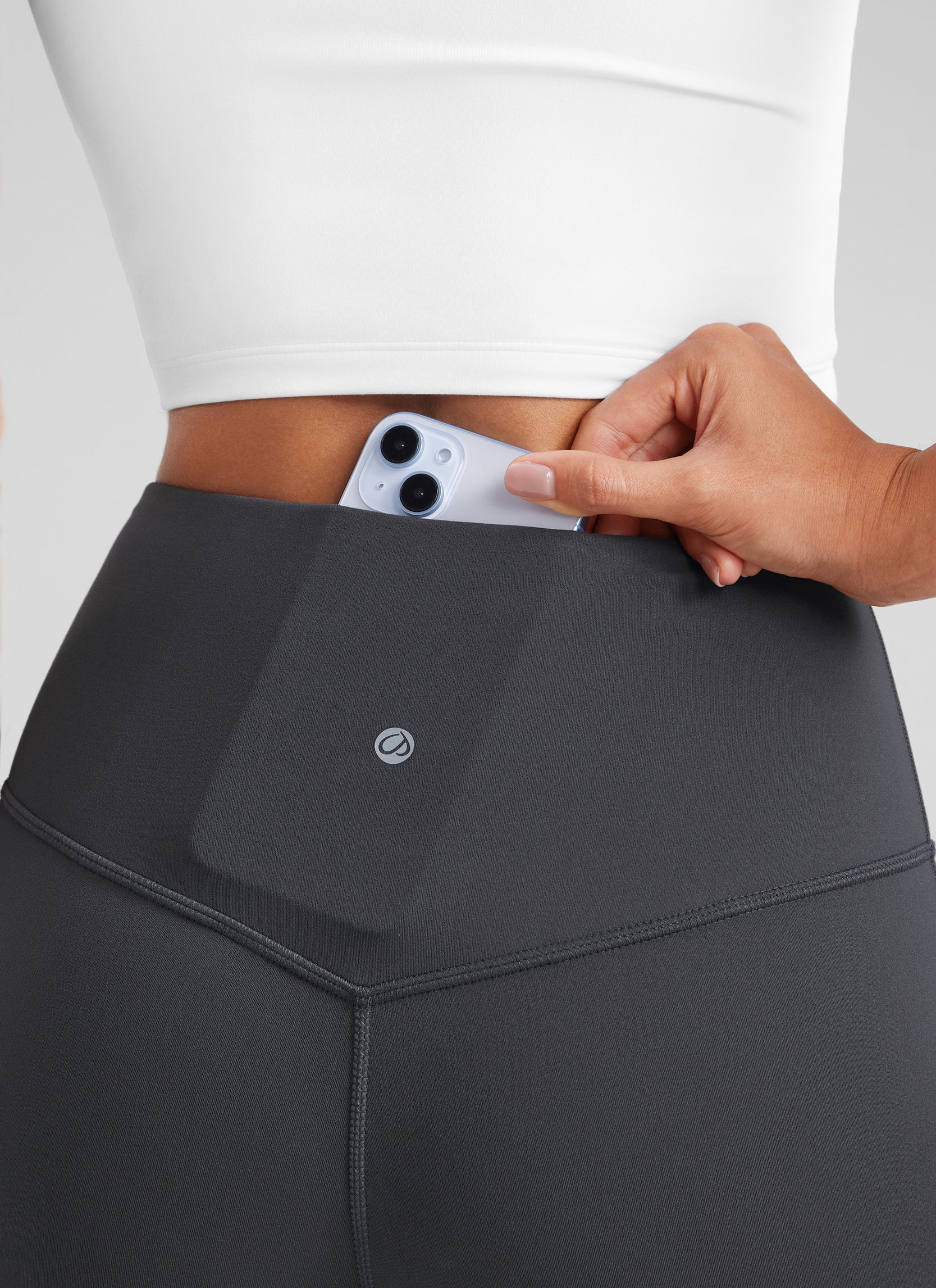 CRZ YOGA Women  Butterluxe High Waist Pockets Mini Flared Leggings 32