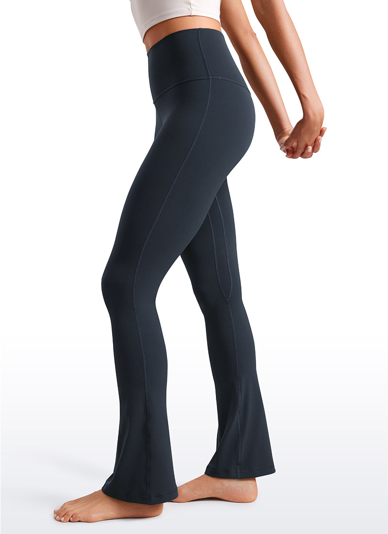 CRZ YOGA Women  Butterluxe High Waist Pockets Mini Flared Leggings 30